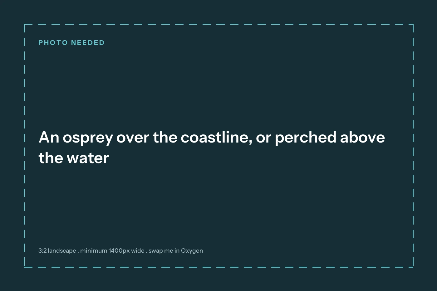 Photograph needed: An osprey over the coastline, or perched above the water